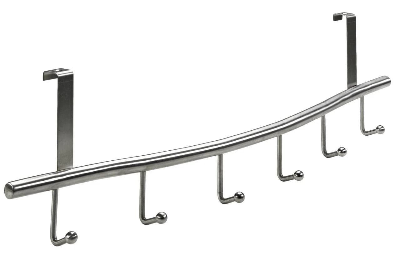 Hettich Garderobe 6 Haken Silber Modern