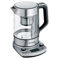 SEVERIN Wasser-/Teekocher WK 3422 Schwarz Edelstahlfarben 1,7L 3000W