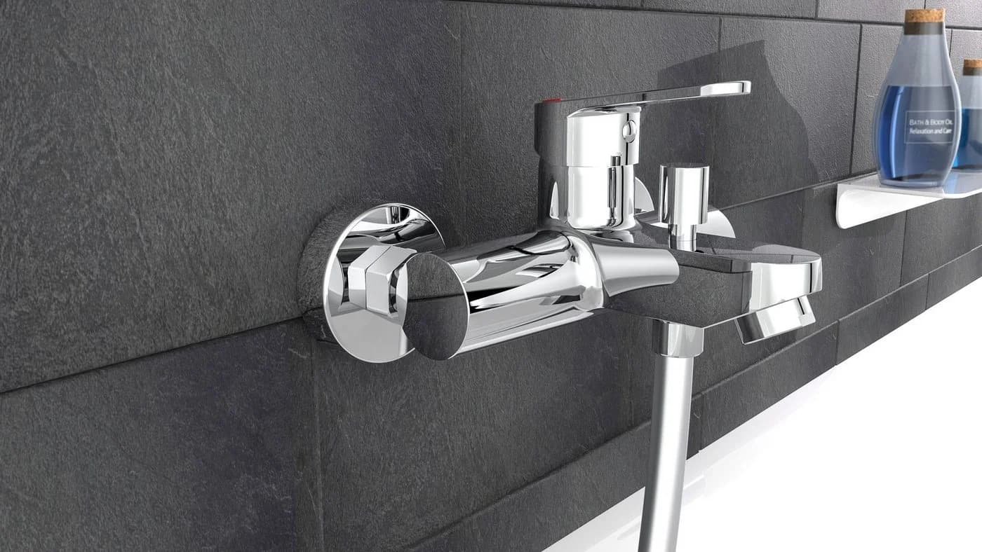 Schütte Wannenarmatur Futura Mischbatterie Badewanne Chrom