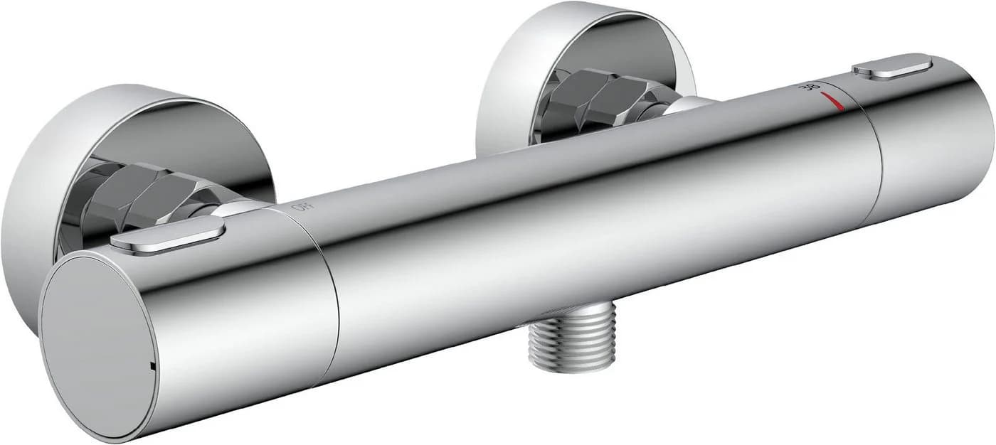 SCHÜTTE Los Angeles Duscharmatur Thermostat Grau Chrom