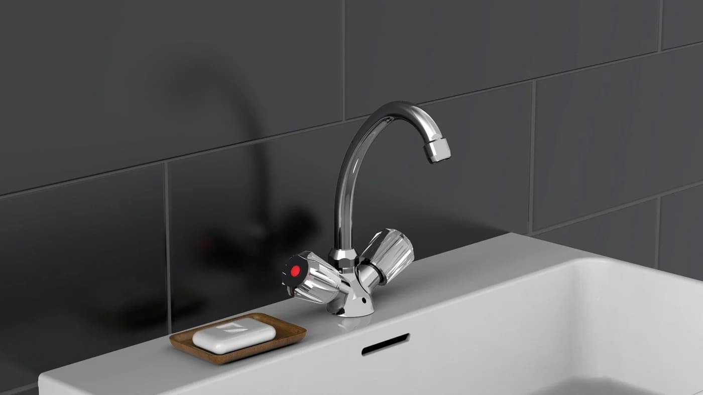Schütte Waschtischarmatur Savino Mischbatterie Chrom 360° schwenkbar