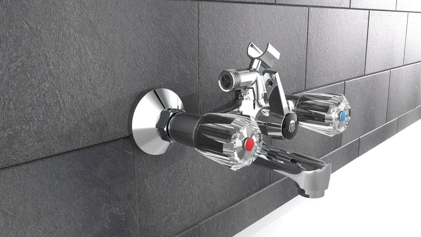 Schütte Wannenarmatur Savino Mischbatterie Badewanne Chrom