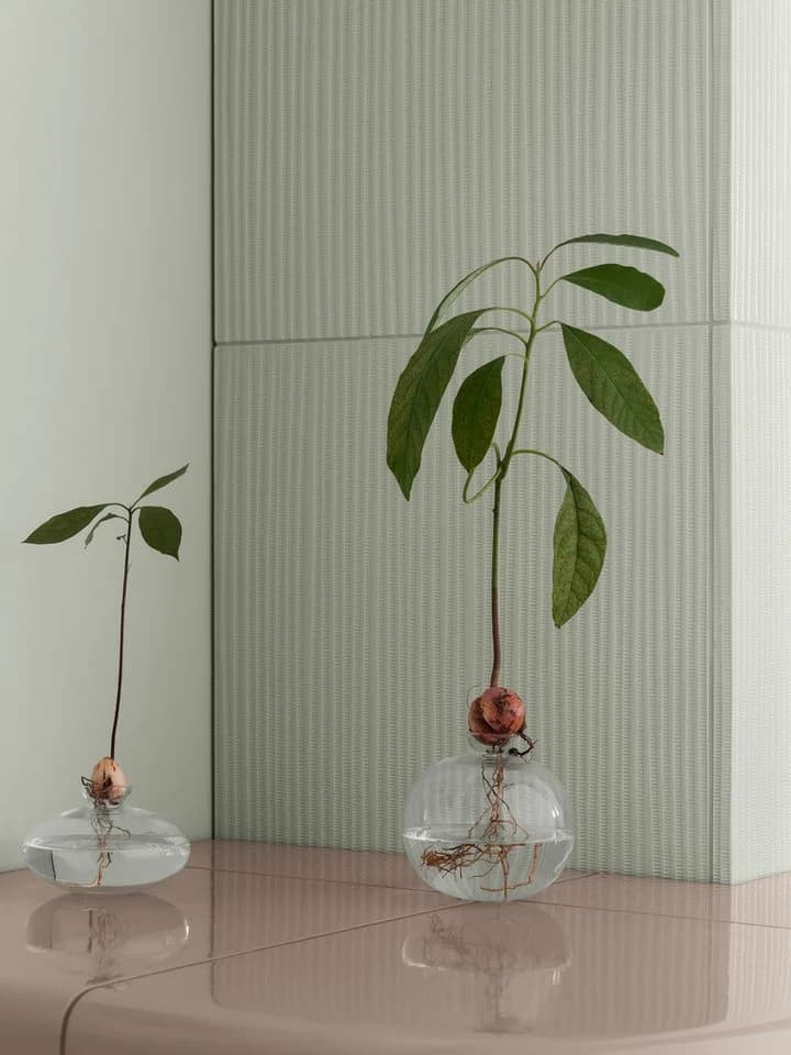 blomus Dekovase Vase -AVO- Transparent Glasvase Mundgeblasen