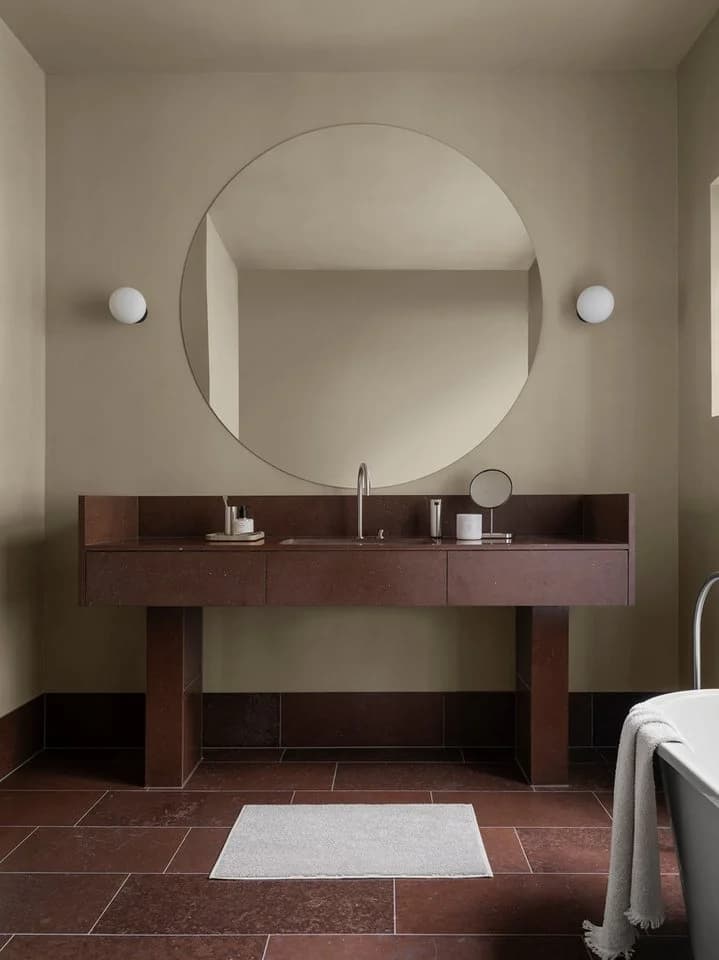 Blomus Badematte TUYO Moonbeam 60x60cm 100% Baumwolle