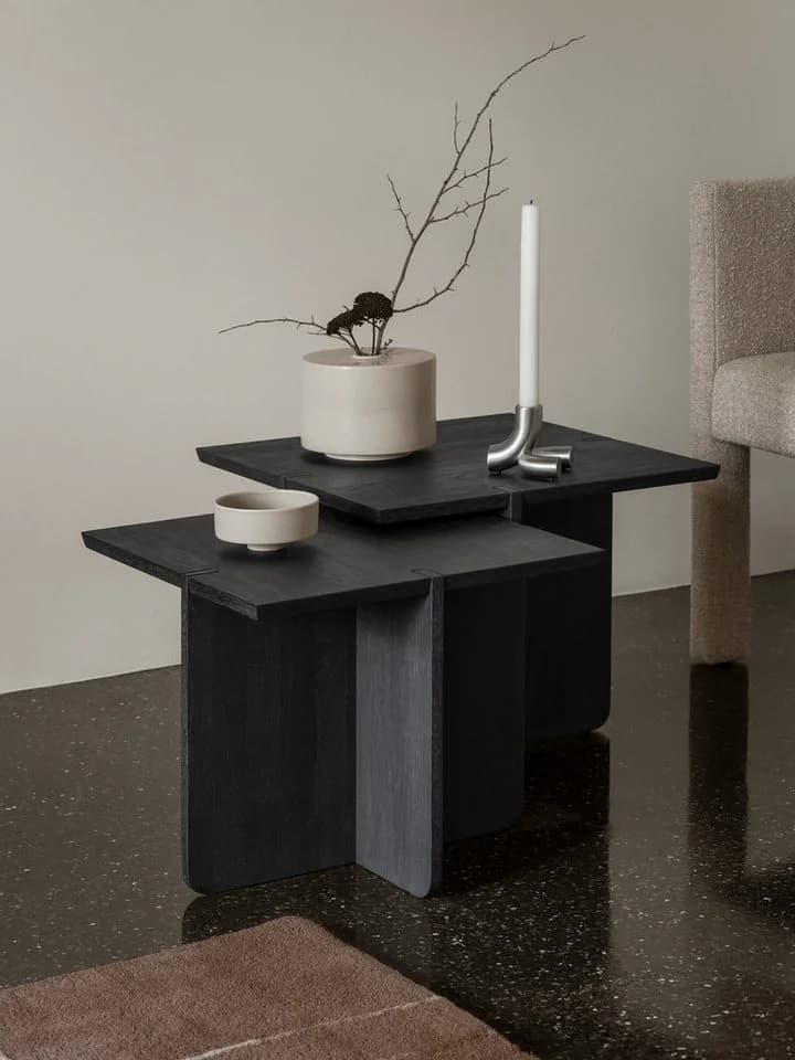 blomus Dekovase MAKOTO Beige Matte Glasur Unikat