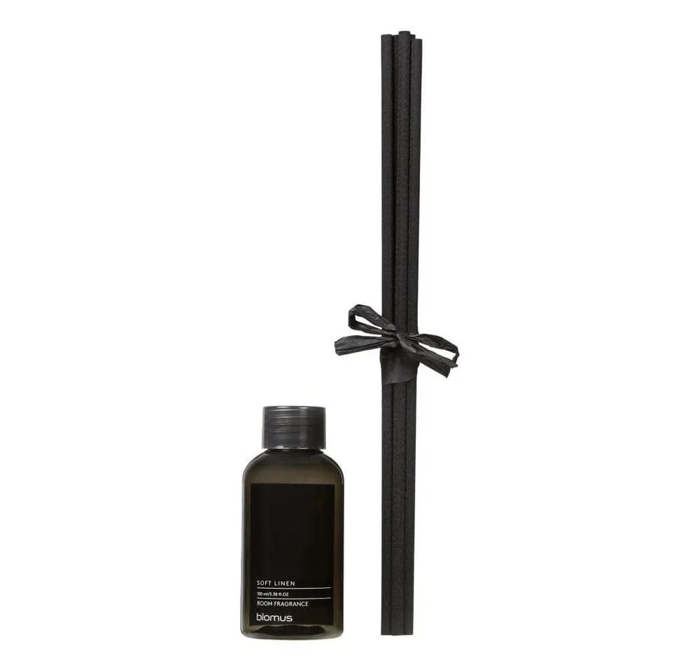 blomus Raumduft Nachfüllset FRAGA soft linen Duftöl Kunststoff schwarz