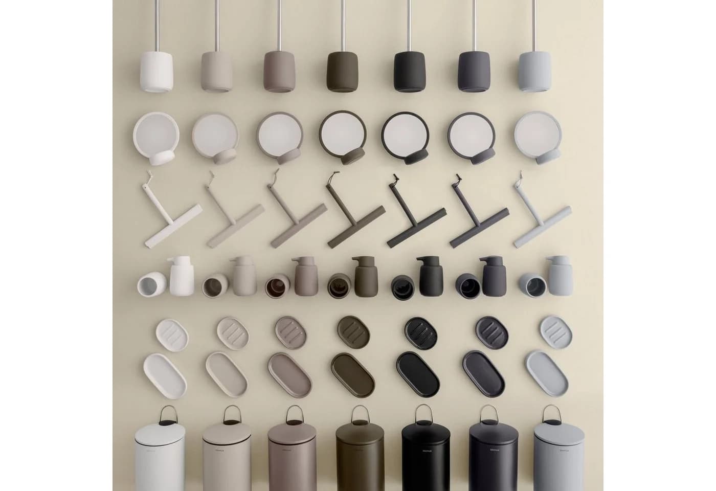 blomus Seifenspender SONO Schwarz - Minimalistisches Design, 250ml, Soft-Touch
