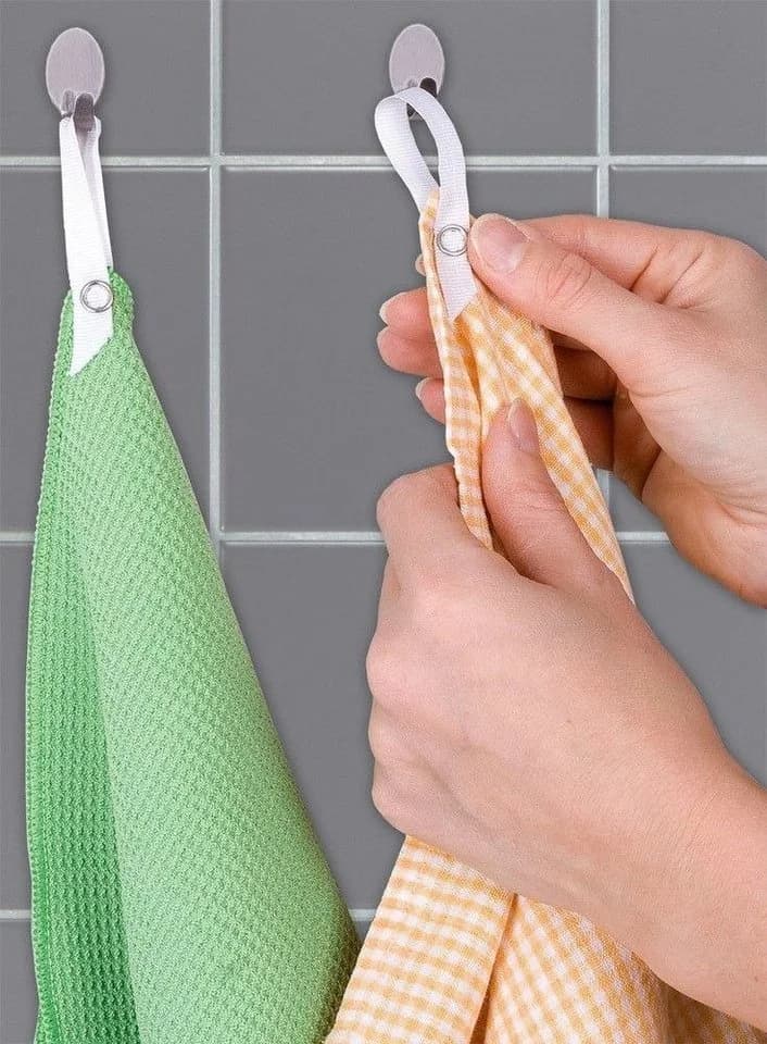 WENKO Küchenorganizer-Set Weiß 100% Polyester 10-teilig