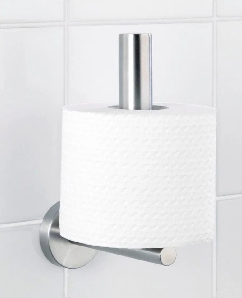 Wenko Toilettenpapier-Ersatzrollenhalter Mod. Bosio Edelstahl matt, rostfrei