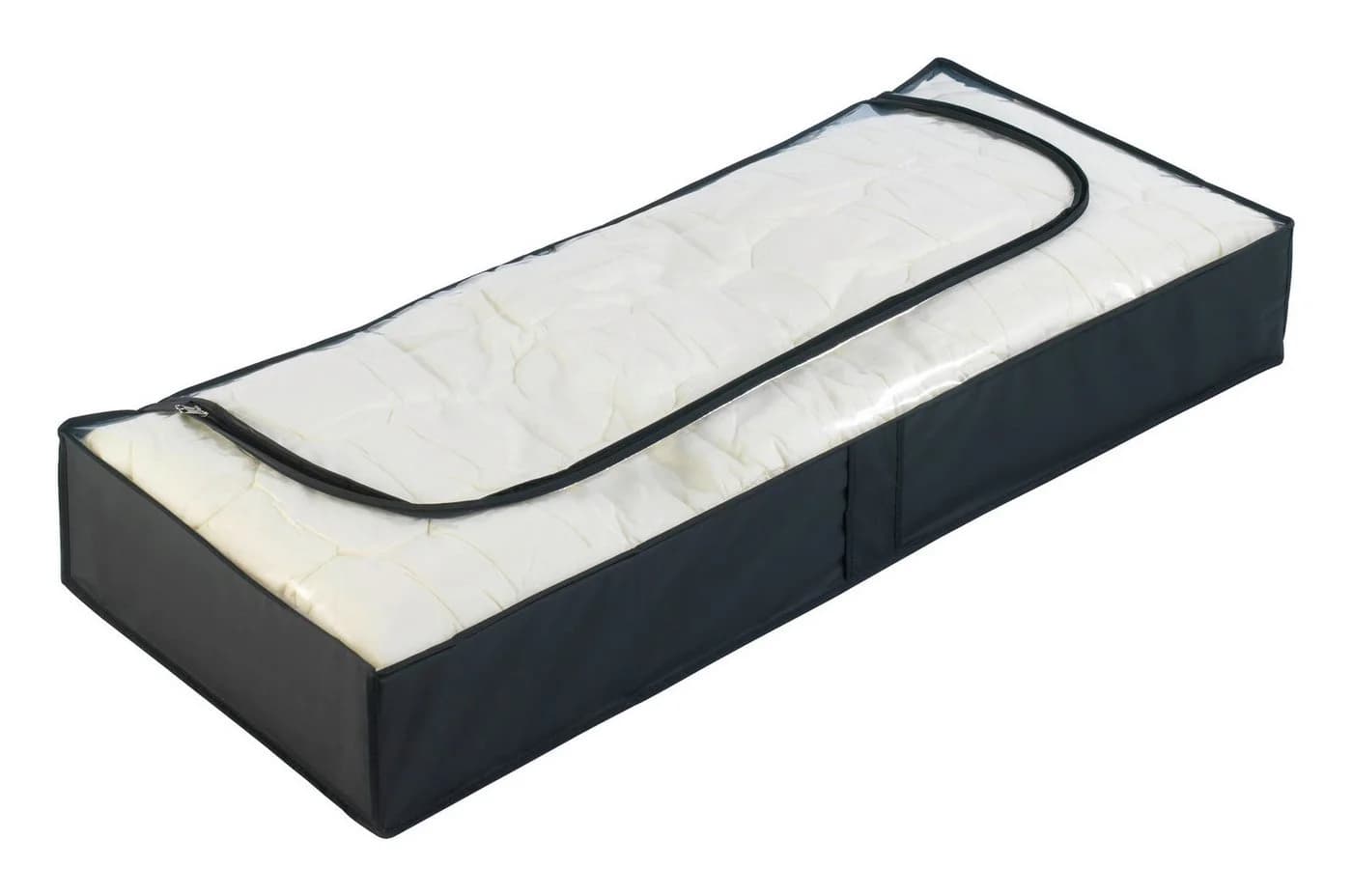 WENKO Unterbettkommode Deep Black 4-teilig Schwarz