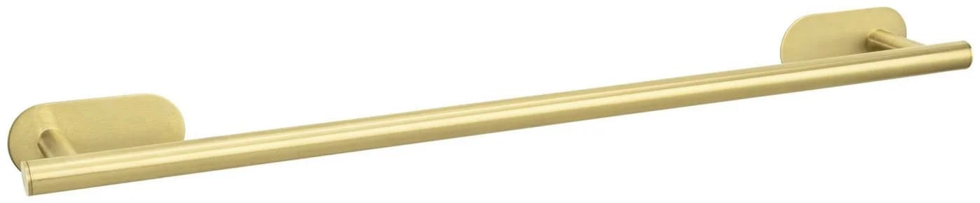 WENKO Handtuchstange Turbo-Loc Uno Orea Gold Edelstahl Handtuchhalter Bohrfrei