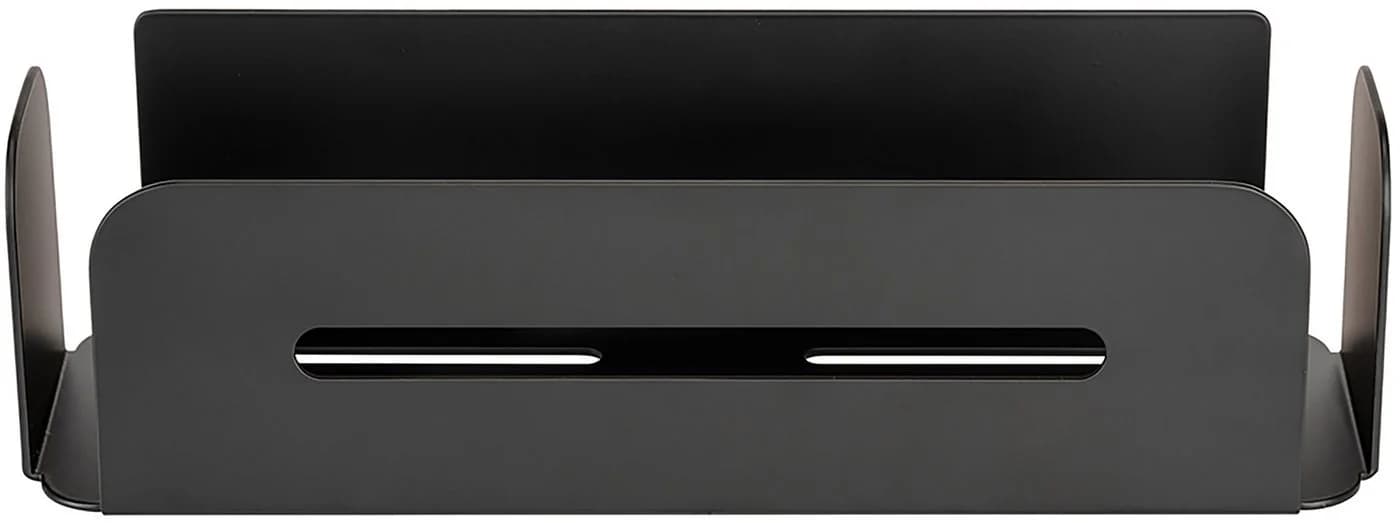 WENKO Duschregal Bivio Schwarz matt Aluminium ohne Bohren