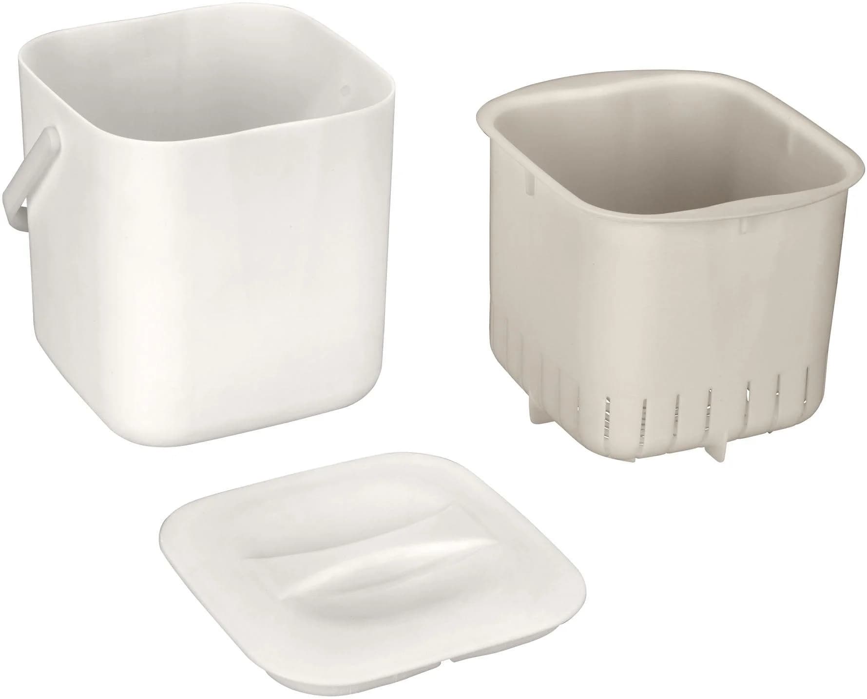 Biomülleimer CINDY Beige Polypropylen SCHÖNER WOHNEN-KOLLEKTION