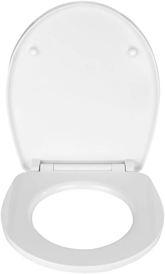 Wenko WC-Sitz Frog News Bunt Weiß Oval Mit SoftClose
