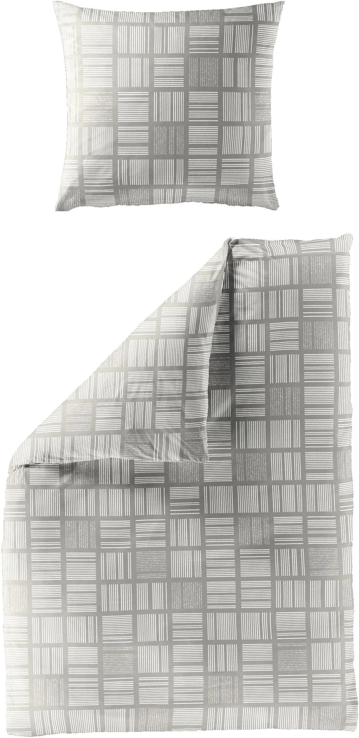 Bettwäsche BIERBAUM 3063 Beige Mako-Satin