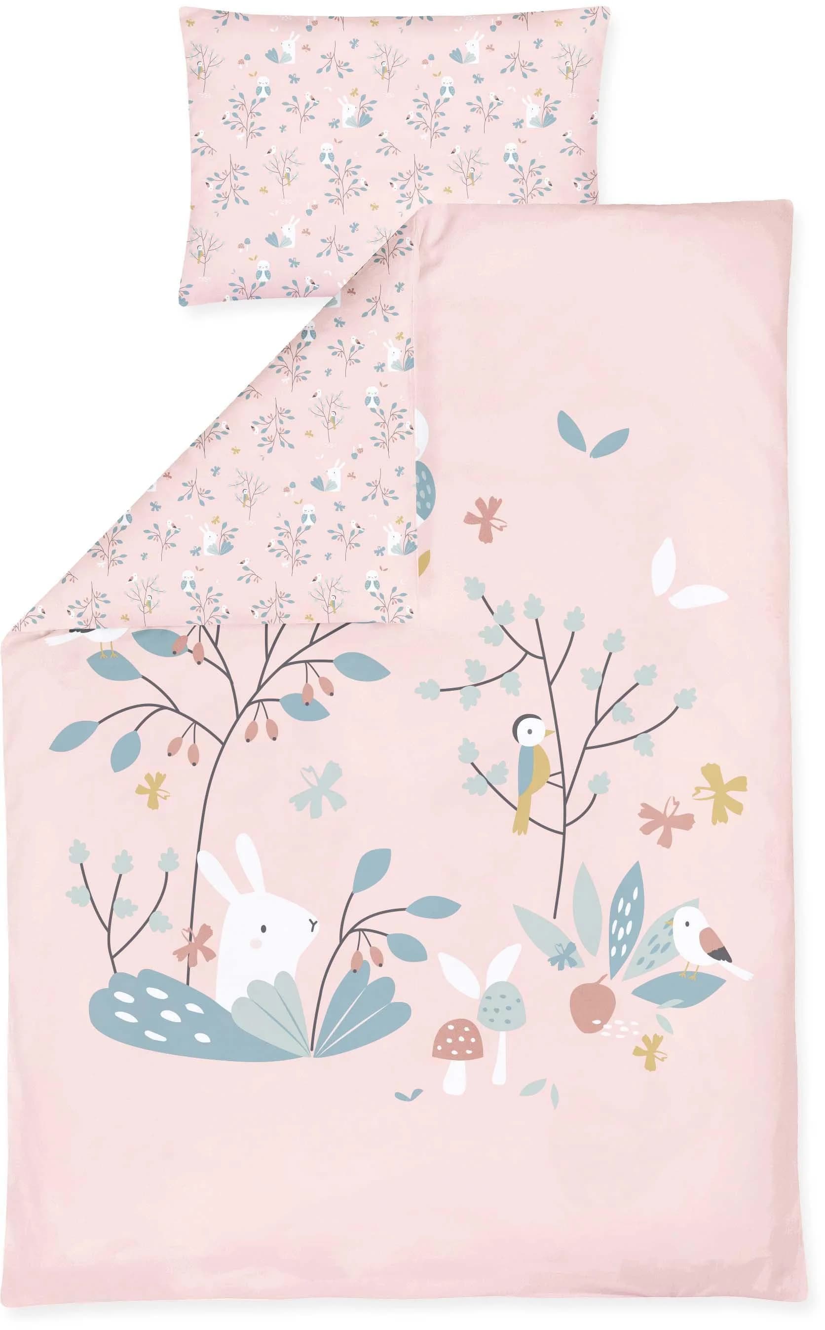 Julius Zöllner Kinderbettwäsche Rosalie Rosa 100x135 cm