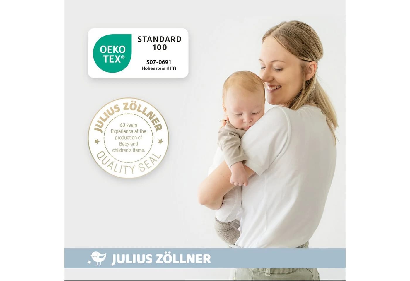 Julius Zöllner Bettschlange Bio-Baumwolle 180cm