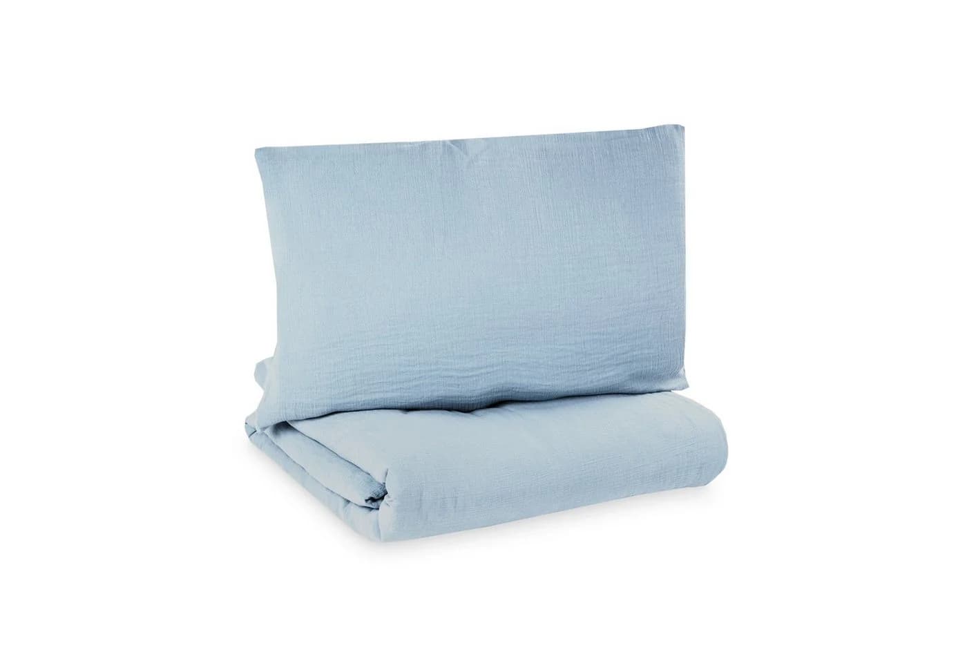 Julius Zöllner Babybettwäsche Denim Musselin 100x135+40x60