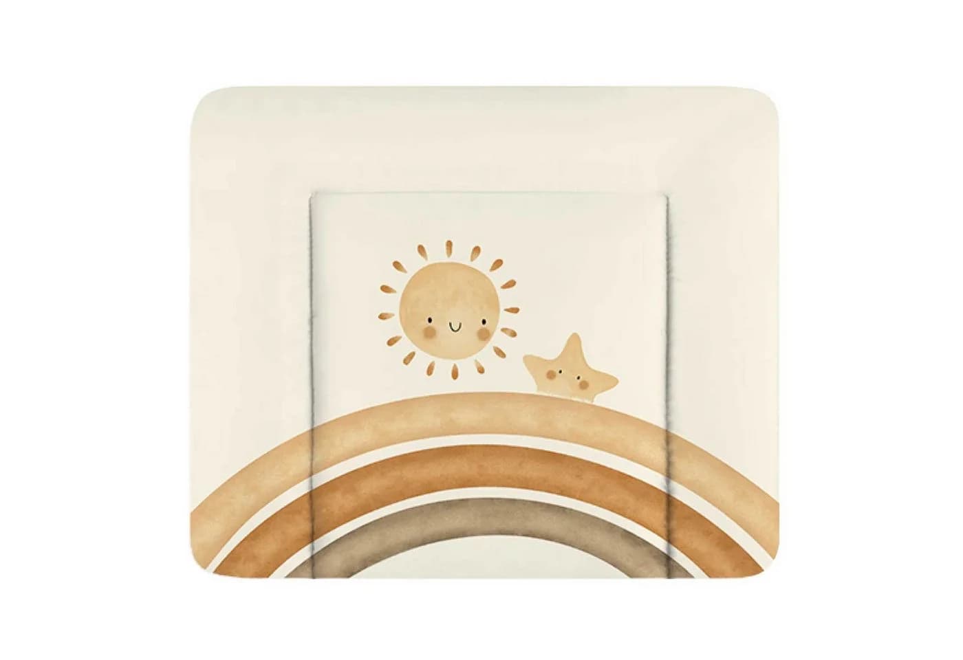 Julius Zöllner Wickelauflage Sunrise Softy 75x75 PVC Hygienisch