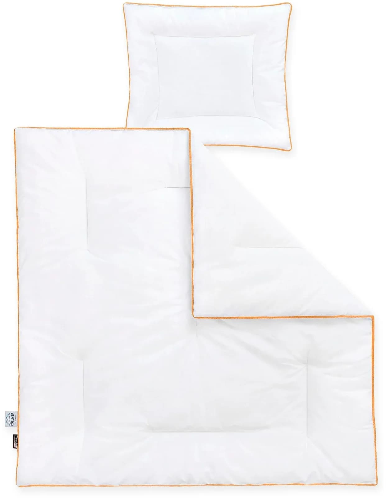 Julius Zöllner Kindersteppbett + Kopfkissen Babytraum, Lite-Loft-Faser von Thinsulate 3M, 65% Polyester, 35% Baumwolle