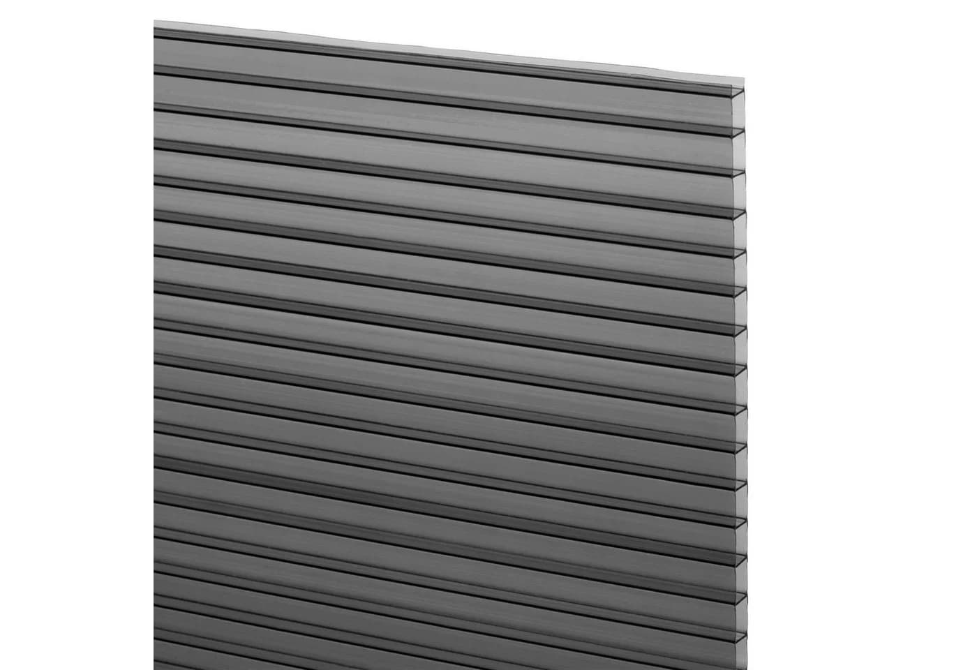 LECO Ersatzdach-Set grau-transparent für Kuppeldachpavillon 3,65x3,65 m