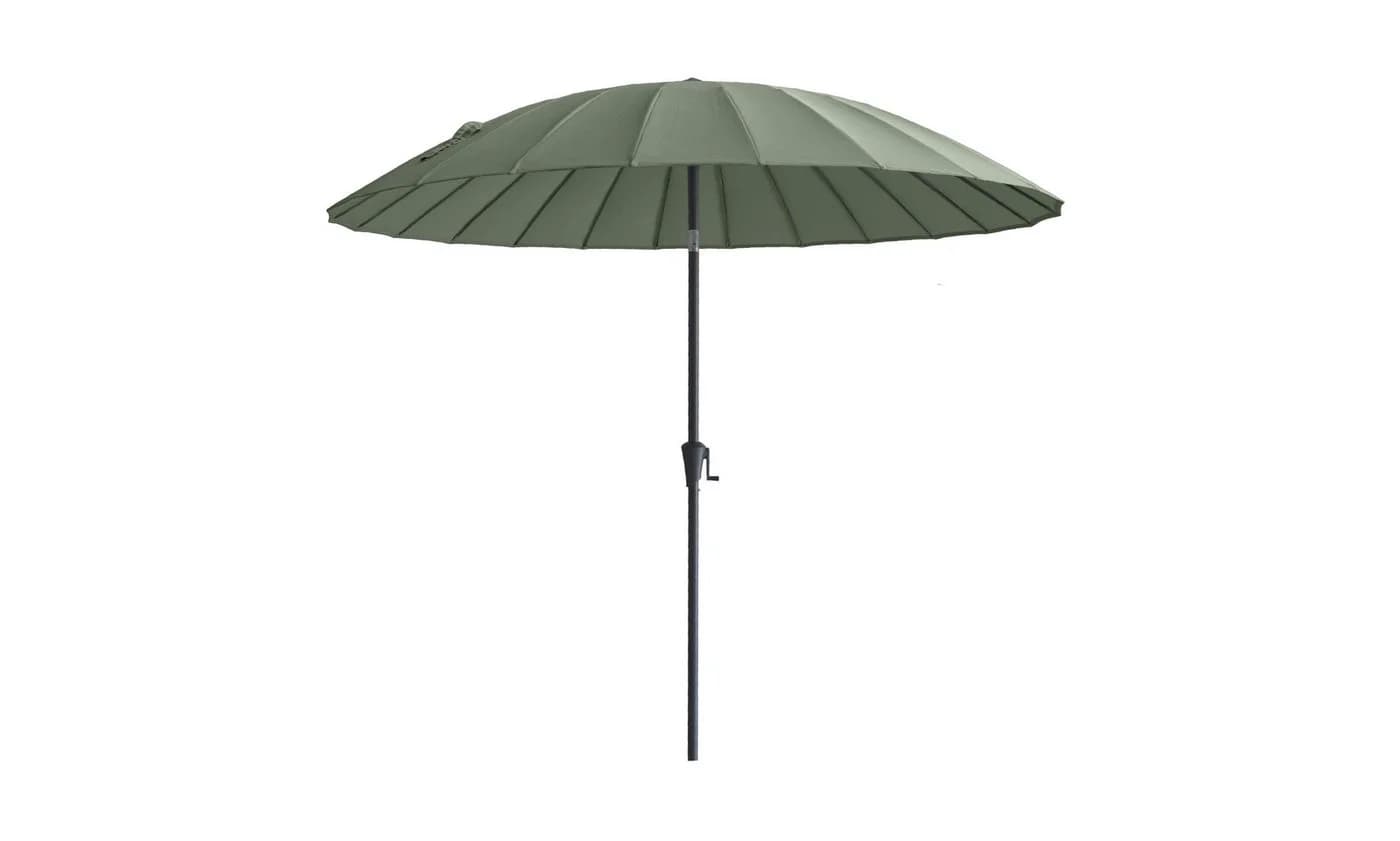 Leco Shanghai Sonnenschirm Anthrazit Aluminium Fiberglas