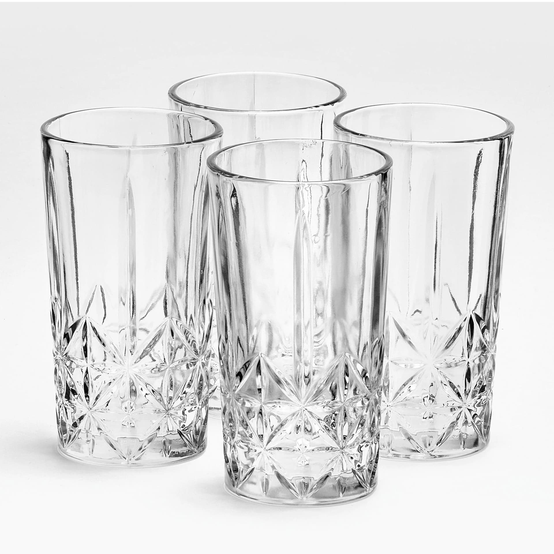 Van Well Longdrinkglas Marc 260 ml 4-teilig transparent