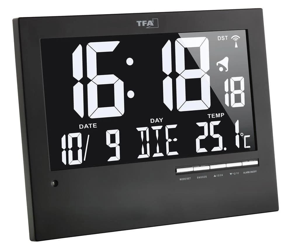 TFA Dostmann Funkwanduhr TFA 60.4508 mit Hintergrundbeleuchtung