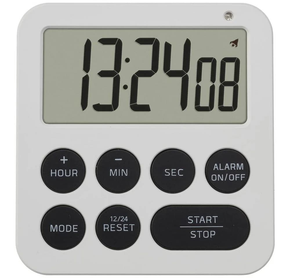 TFA Dostmann Digitaler Intervall-Timer mit Stoppuhr und Wecker