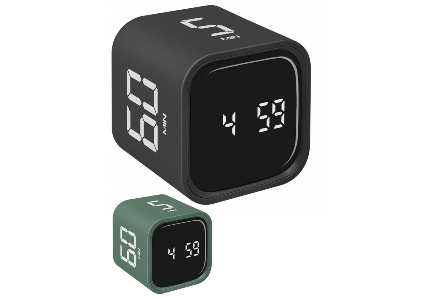 TFA Dostmann Timer Mini Cube Würfel mit Stoppuhr & Display