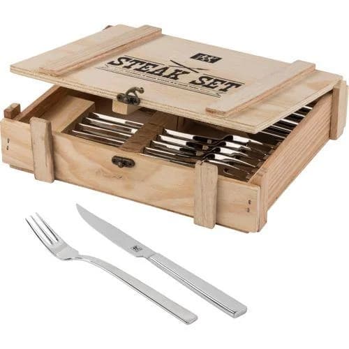 ZWILLING Specials Steakbesteckset 12-tlg. 18/10 Edelstahl Silber