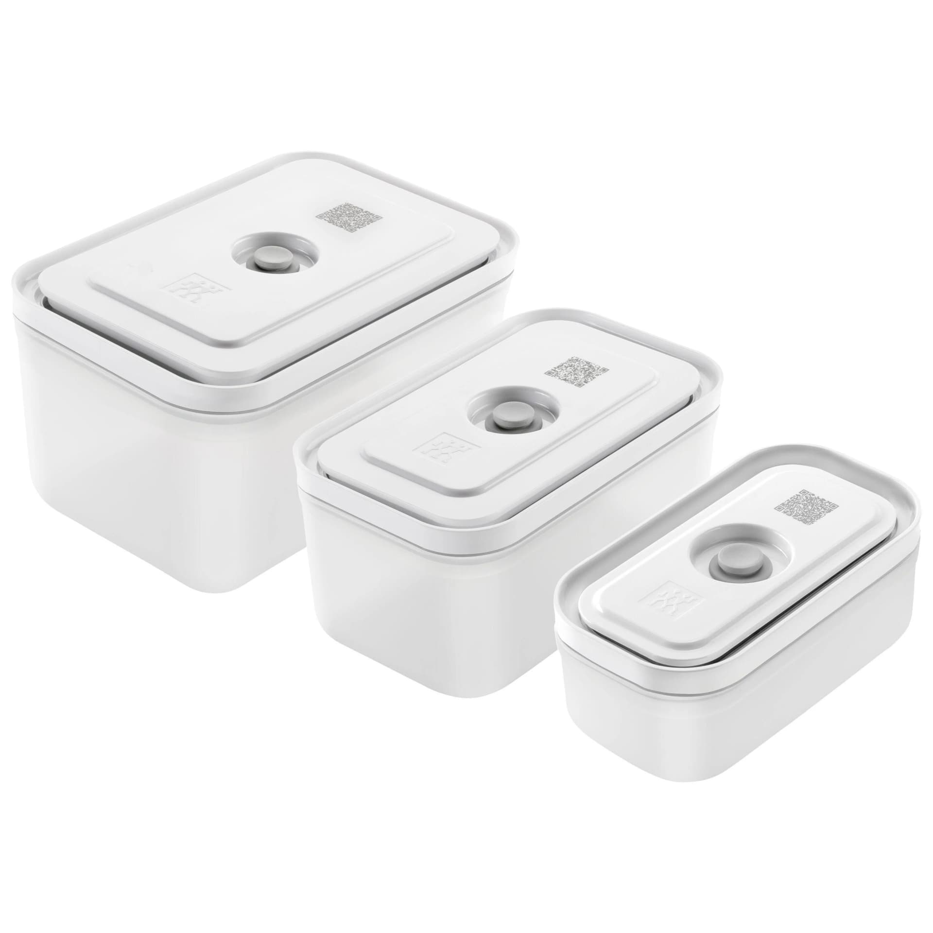 ZWILLING Fresh & Save Vakuum Boxset 3-tlg. Grau Kunststoff