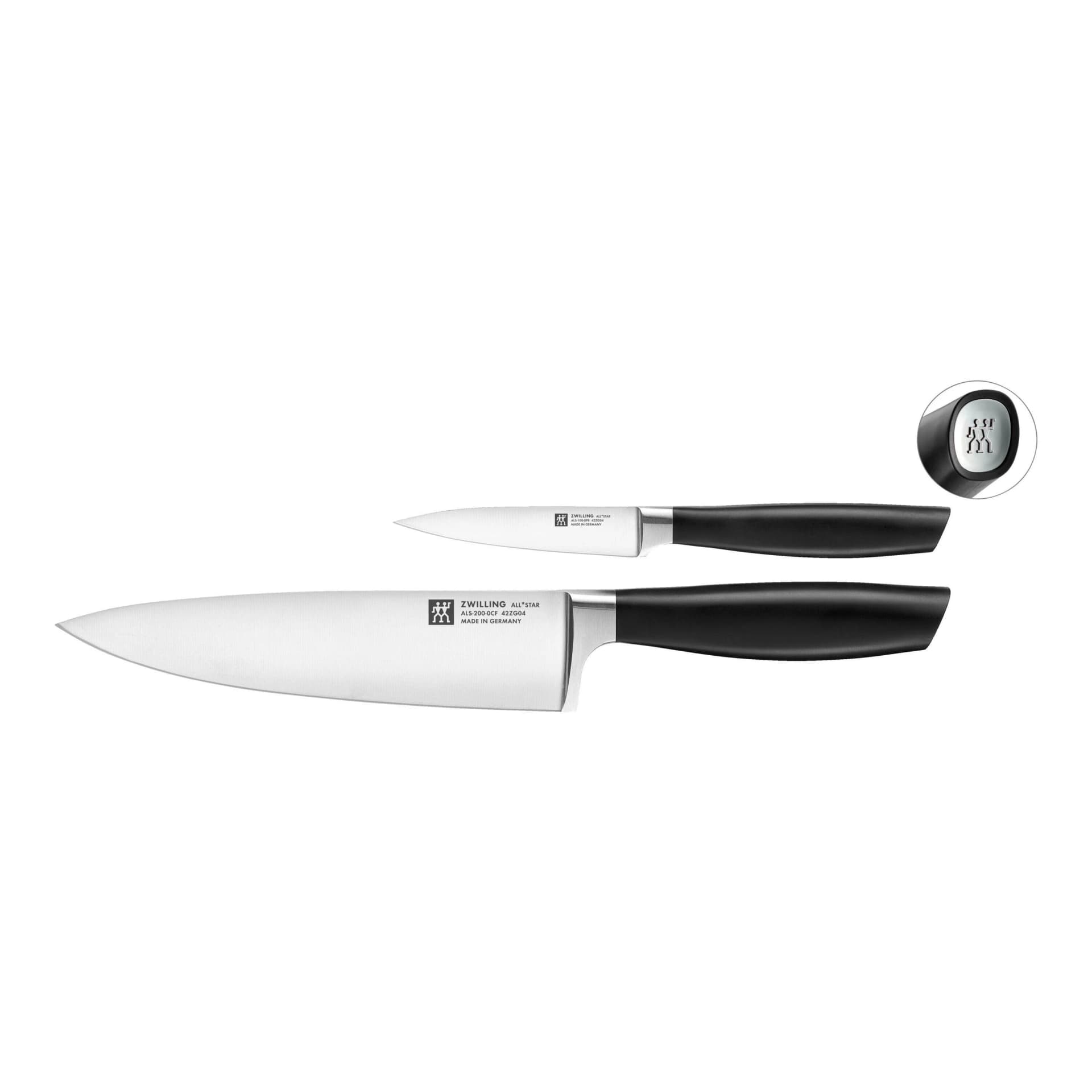 ZWILLING All*Star Messerset 2-tlg. Silber FRIODUR Klinge