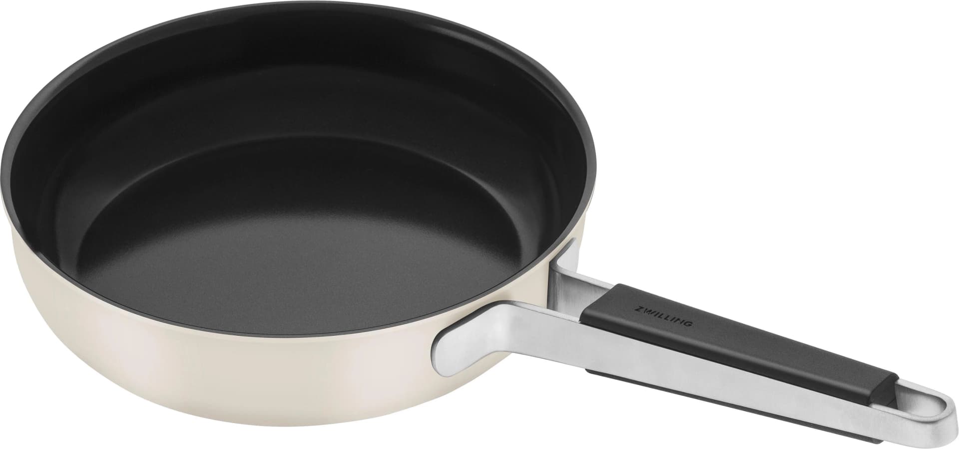 Zwilling Pure Bratpfanne Edelstahl Keramikbeschichtung Weiß