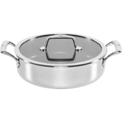 ZWILLING Peak Servierpfanne 26 cm Edelstahl mit Glasdeckel