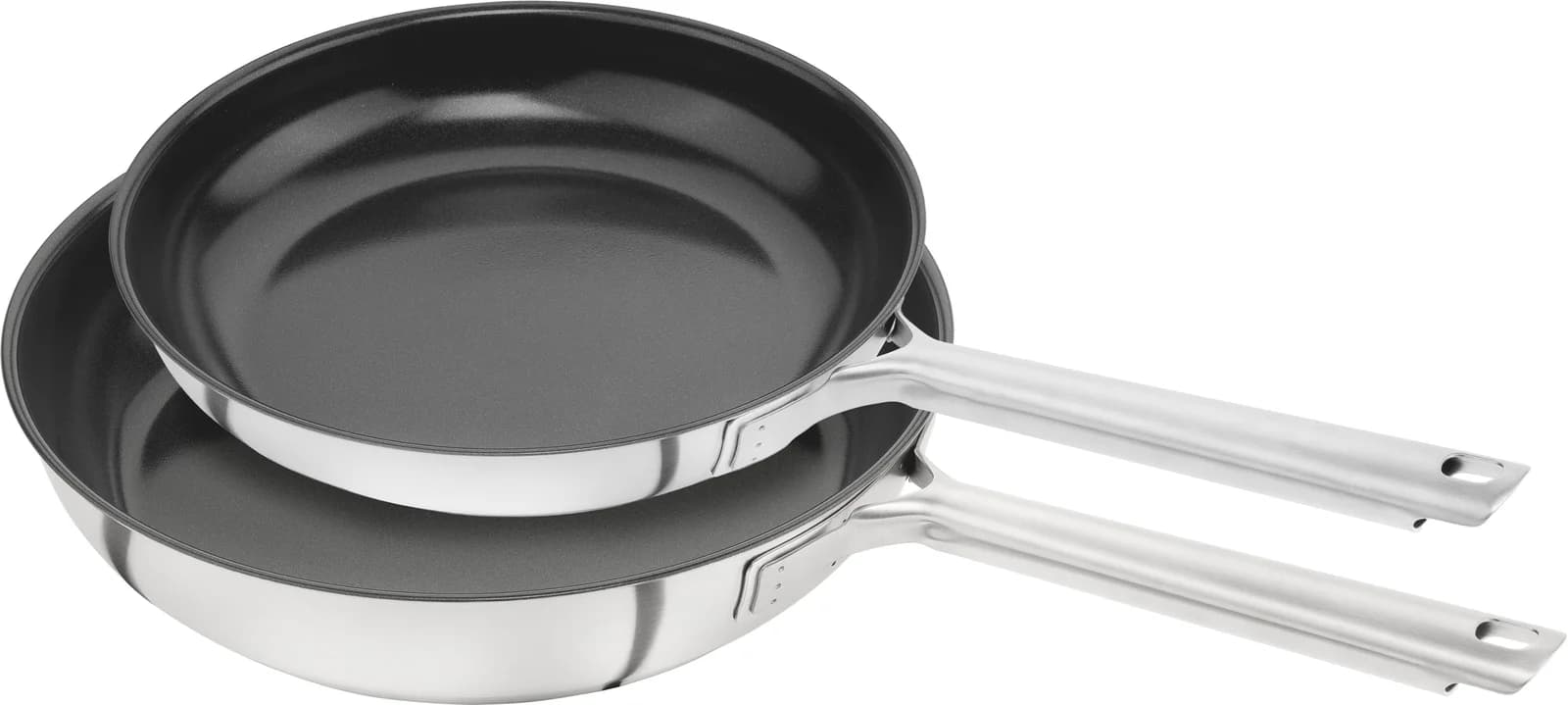 ZWILLING TrueFlow Pfannen-Set 2-tlg. Edelstahl Keramik Antihaft Induktion