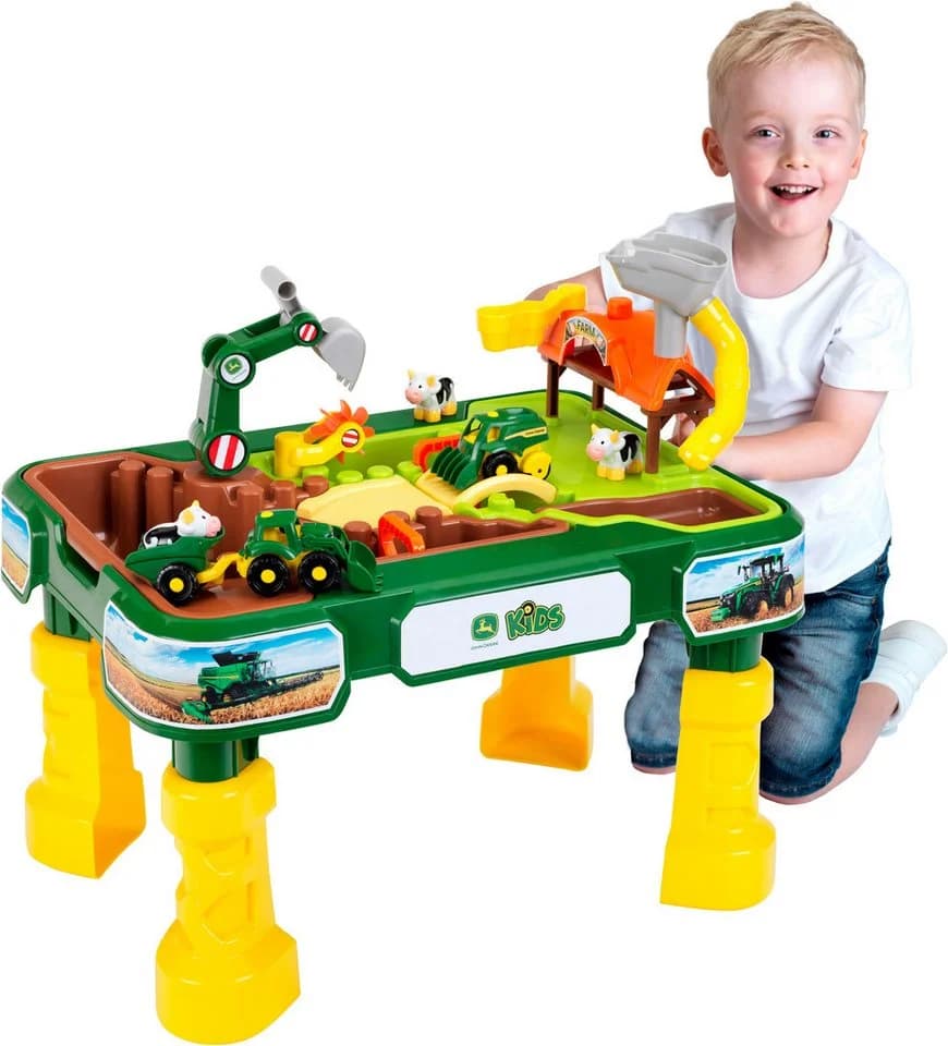 Klein Spieltisch John Deere 2in1 Farm Bunt