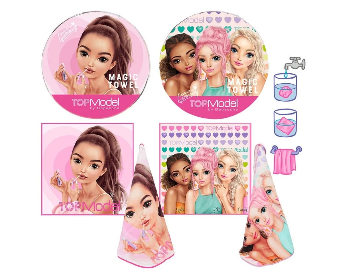 Depesche Magisches Handtuch TOPModel 2 Designs