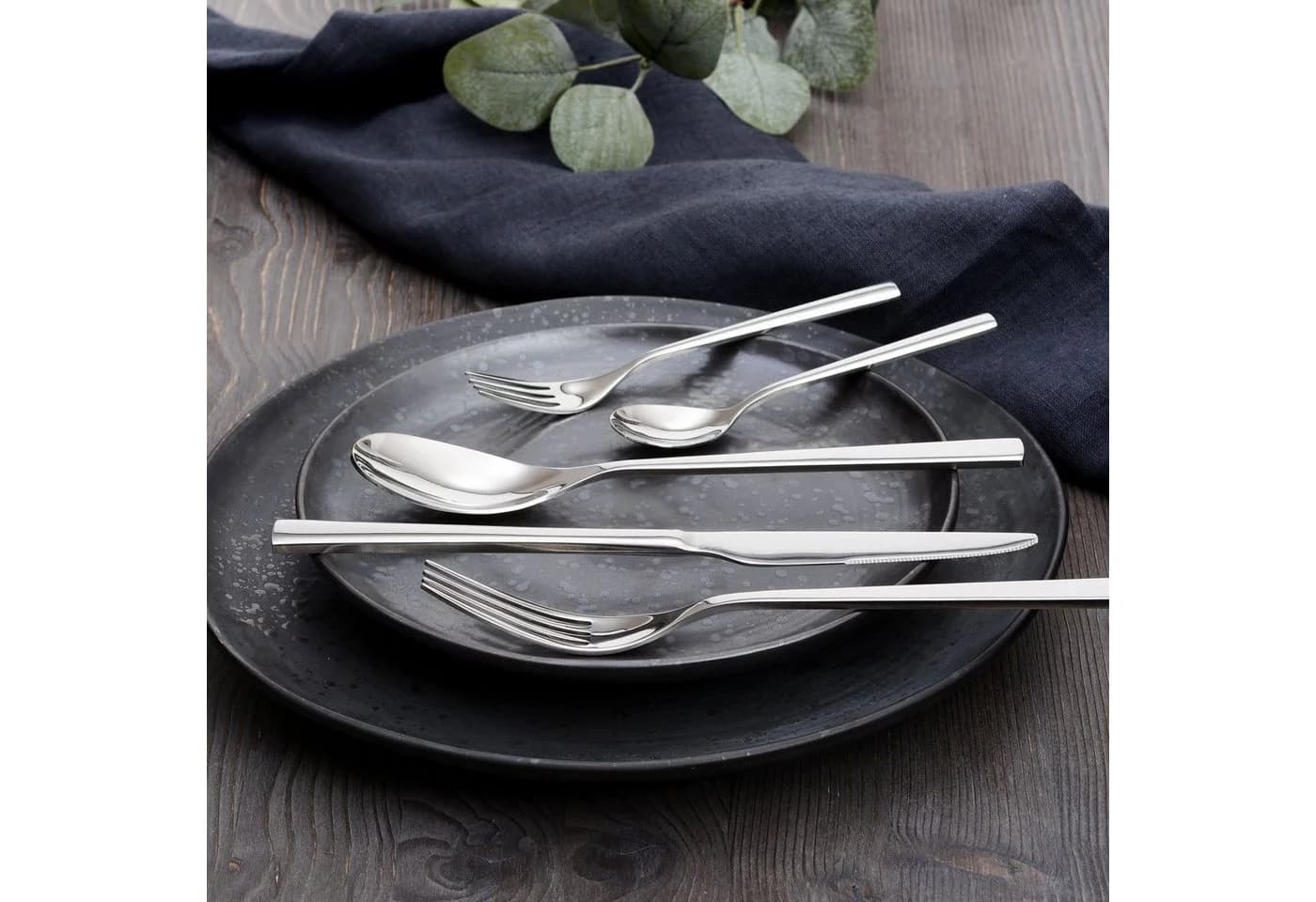 GRÄWE Besteck-Set Porto 10-teilig Edelstahl Silber