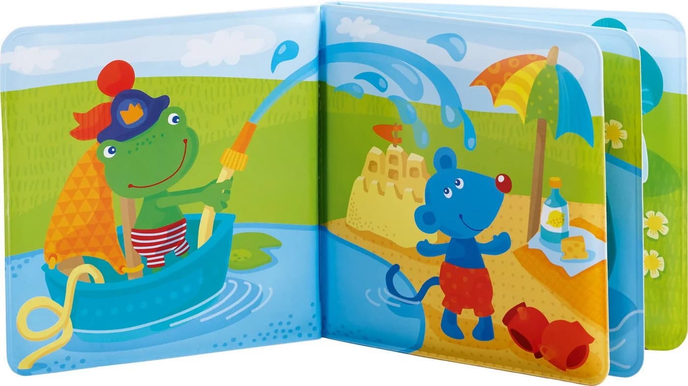 Haba Badebuch Kapitän Frosch Bunt Stoffbuch