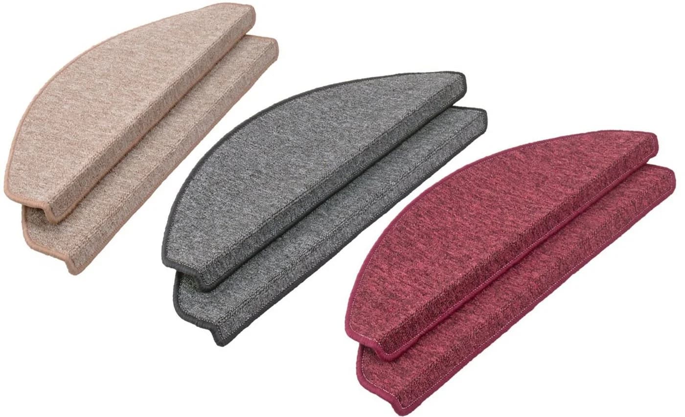 BURI Fußmatte 2er-Set Stufenmatten Treppenschutz Beige