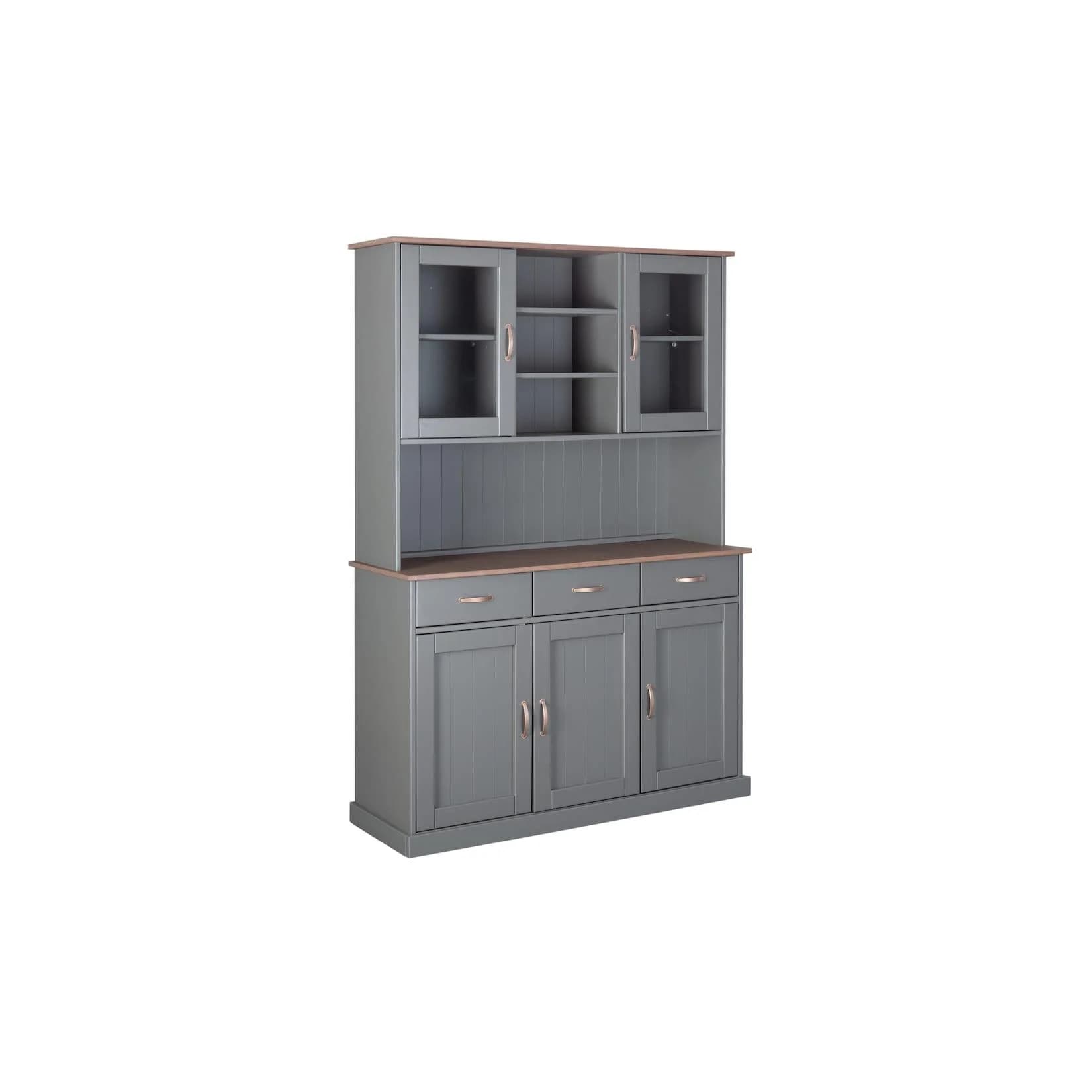Inter Link Buffet Luzern Landhausstil Geschirrschrank Braun/Gr