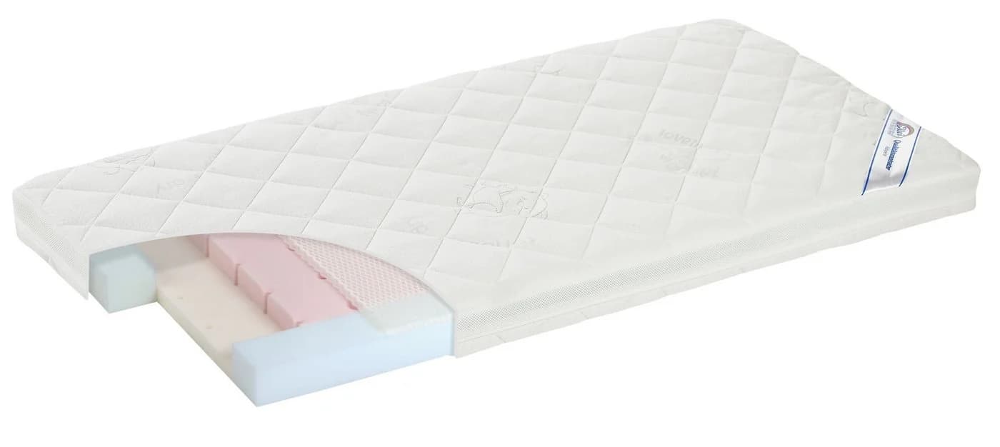 Alvi Babymatratze STERNENSCHEIN AIR BT Zweiseitig Weiß