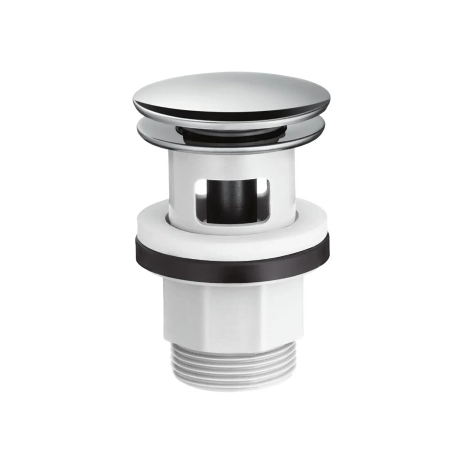 hansgrohe Ablaufgarnitur Push-op chrom für WT- und Bidetmischer