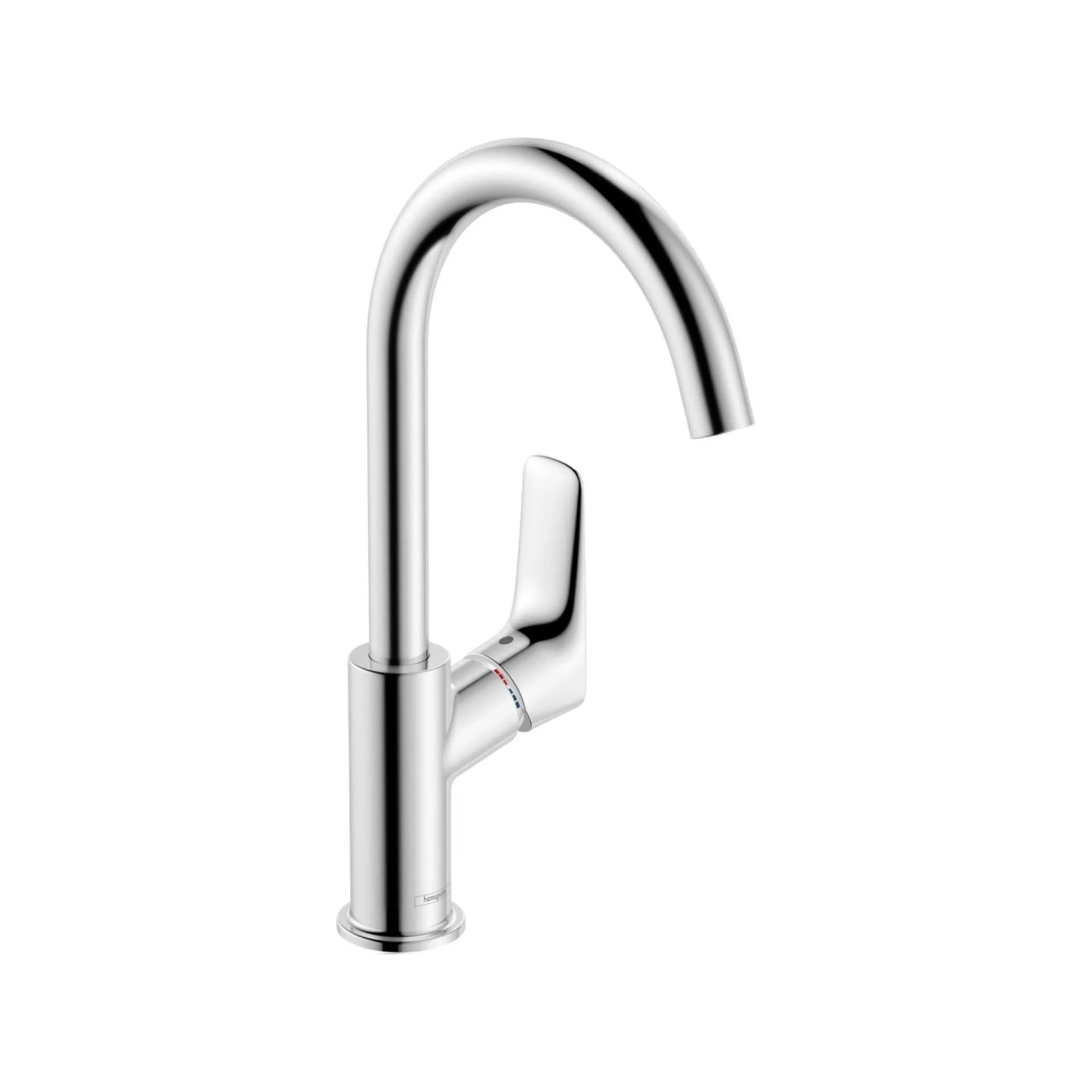 hansgrohe Waschtisch-Einhebelmischer 210 Logis Chrom mit EcoSmart und AirPower