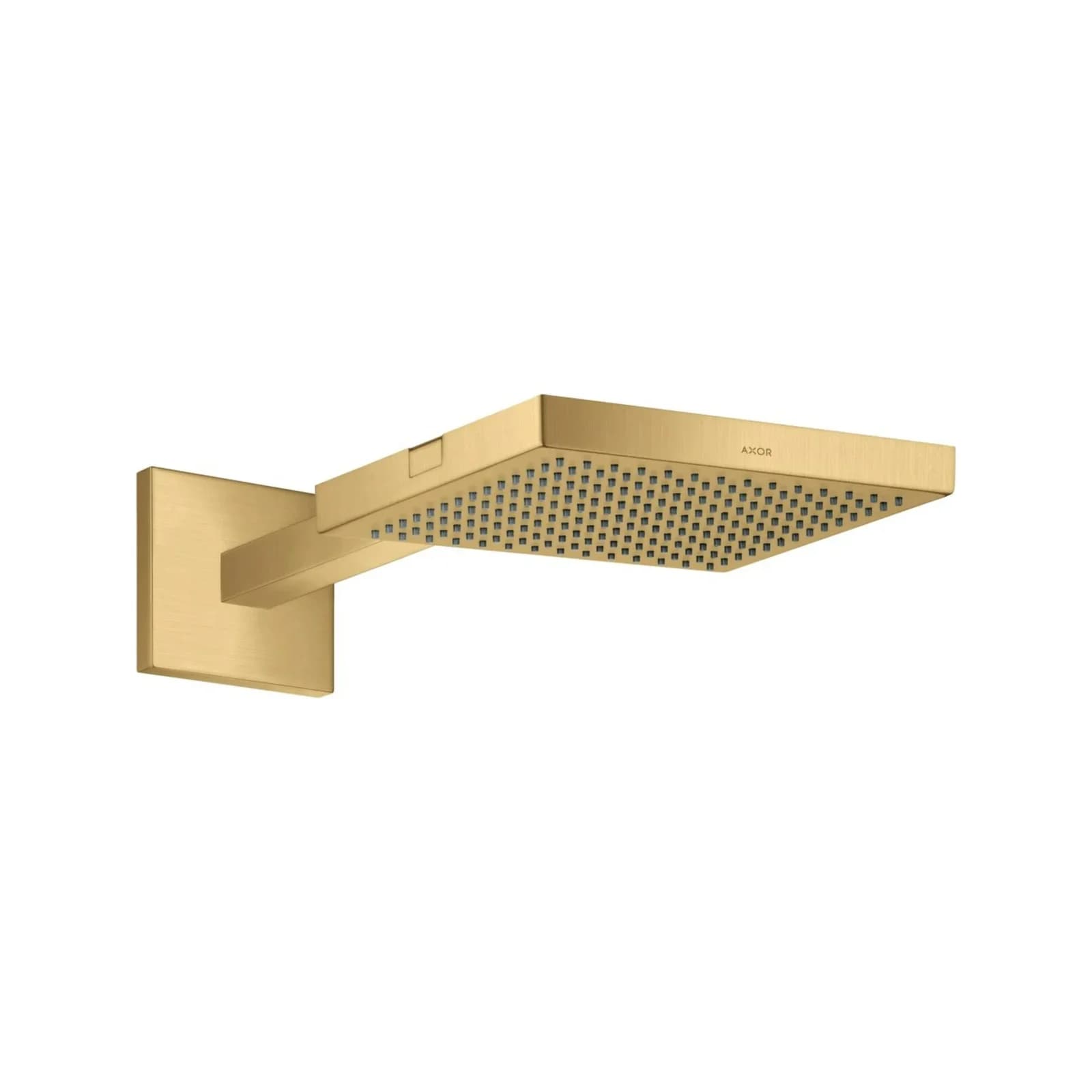 hansgrohe Axor Starck Kopfbrause 10925250 mit Brausearm, Wandmontage, 240x240mm, 1jet, Gold
