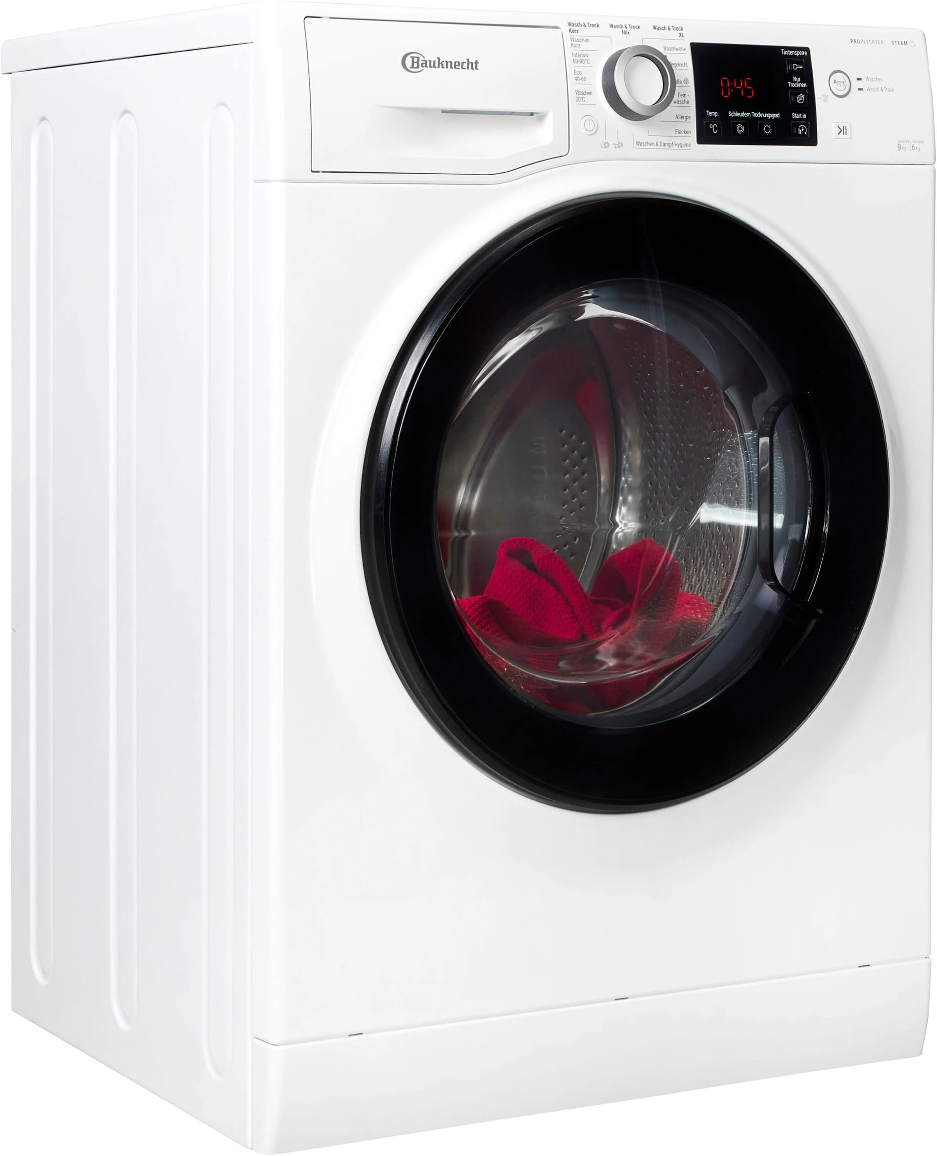 BAUKNECHT Waschtrockner WT Super Eco 9614 C Weiß Frontlader