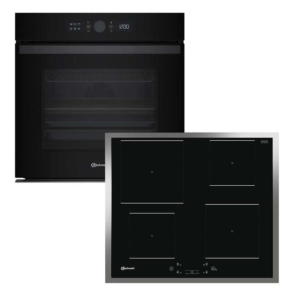 BAUKNECHT Backofen-Set BAKO 900 Airfry A+ Schwarz