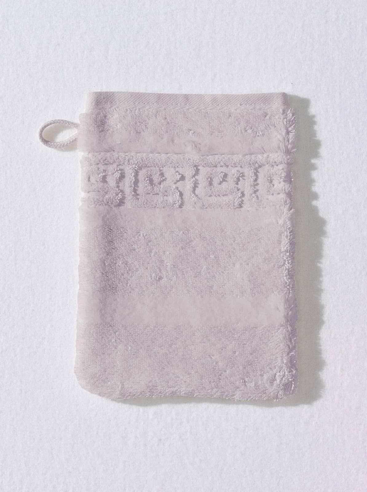 Handtuch CAWÖ Gr. 5 Silber Walkfrottee 100% Baumwolle