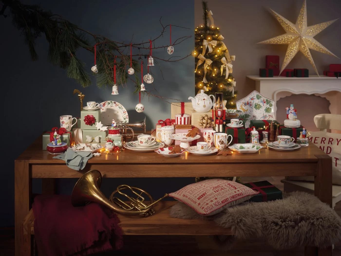 Hutschenreuther Christbaumschmuck Alle Jahre wieder Set 3 Plätzchendosen Metall